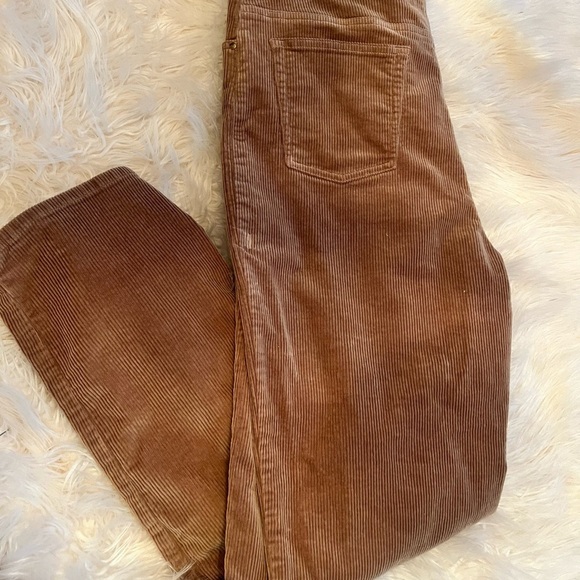 Vintage  Polo Ralph Lauren Corduroy Pants Size 14 Tan Wide Leg Tan - Picture 8 of 10